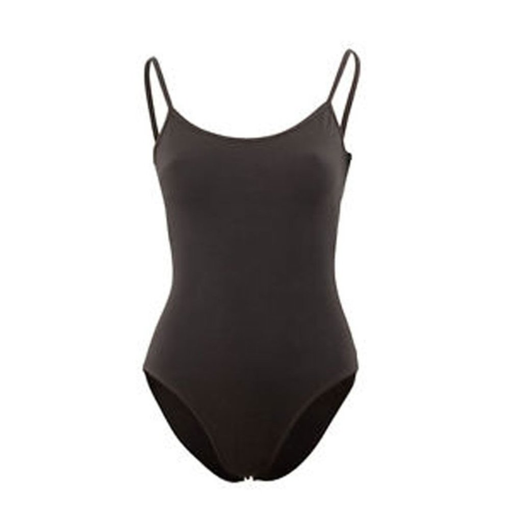 Bloch CL5407 Girl's Size 12 (Large) Black "Plie" Camisole Leotard